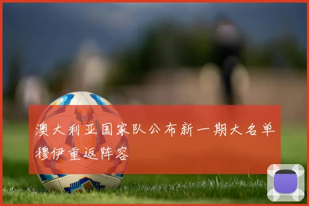 澳大利亚国家队公布新一期大名单穆伊重返阵容